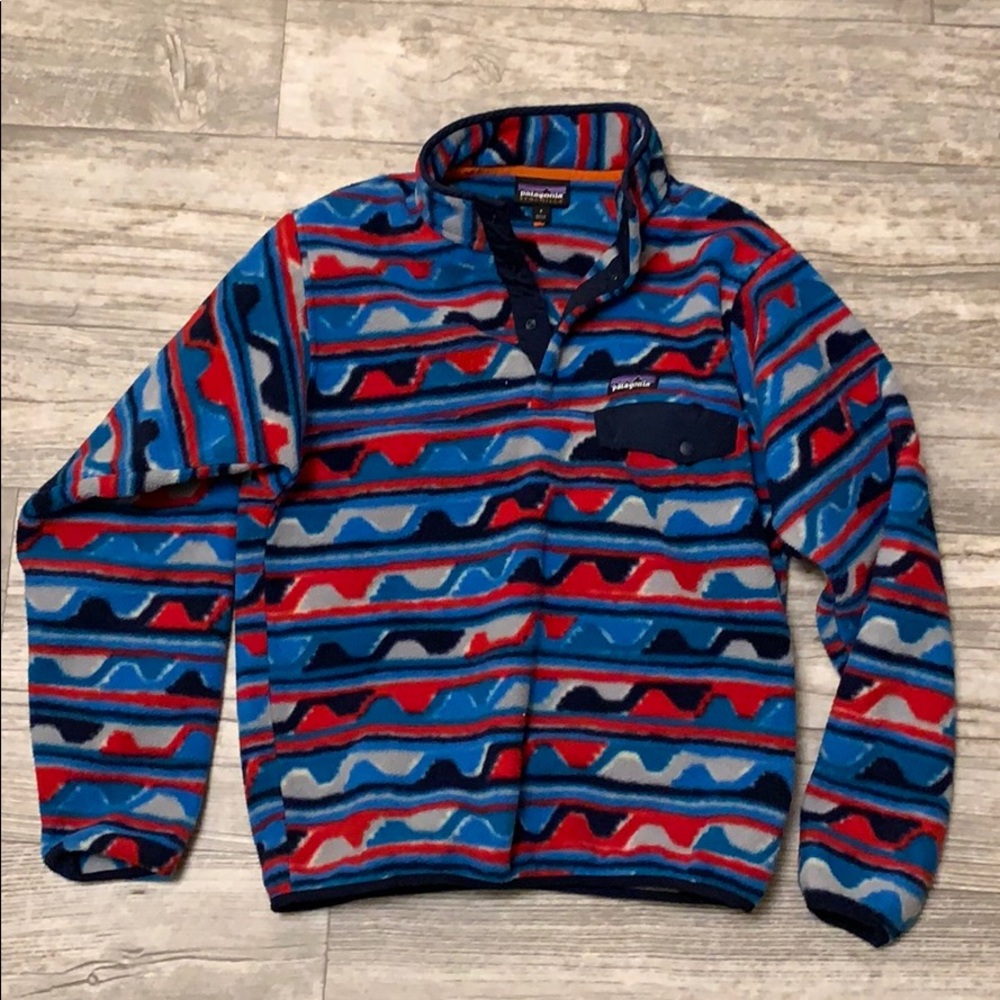 Patagonia Synchilla 1/4 Button Pullover Jacket Sm